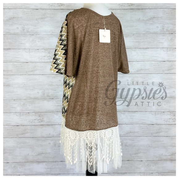 Ryu Miss-oni Chevron and Lace Tunic - Picture 7 of 12